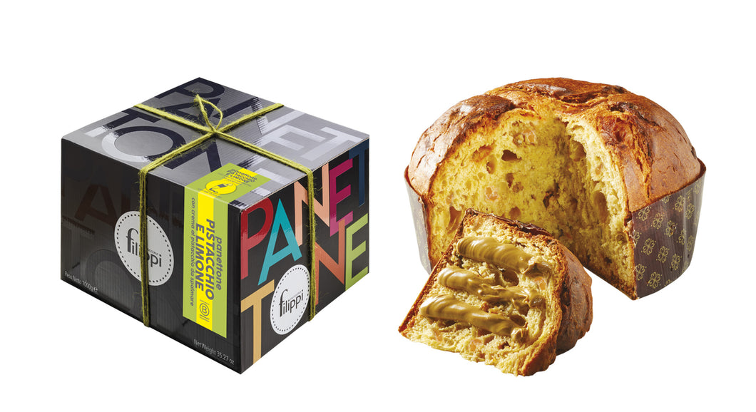 Filippi Panettone Pistacchio & Lemon, 1kg