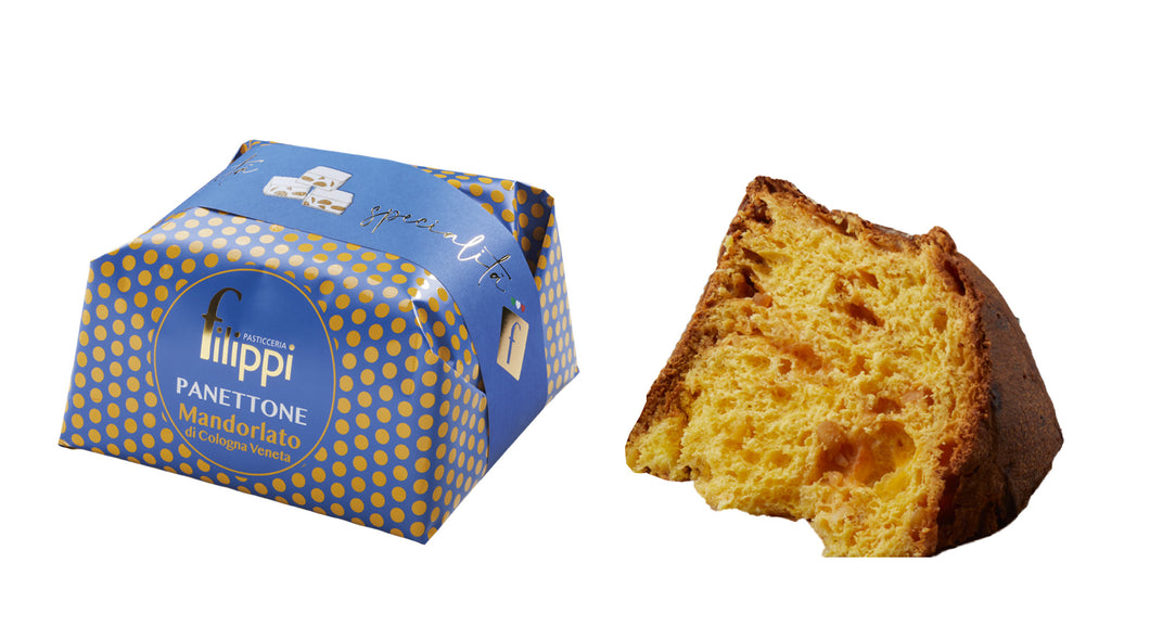 Filippi Panettone With Almonds Nougat From Cologna Veneta, 1kg