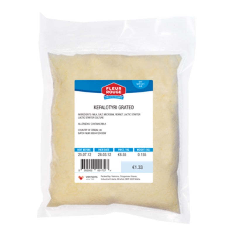 Fleur Rouge Kefalotyri Grated Cheese, 200g