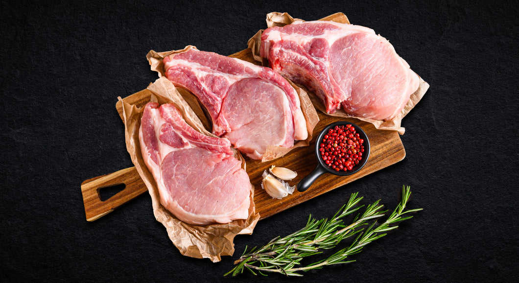 Fresh Local Pork Chops, 500g