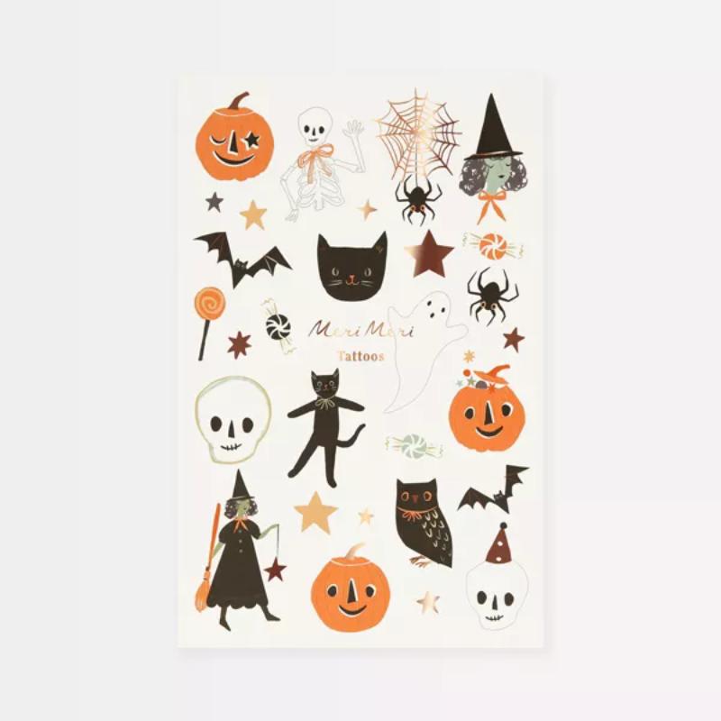 Meri Meri Halloween Temporary Tattoo x2