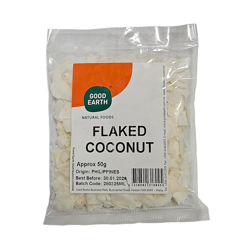 Good Earth Flaked Coconut, 50g