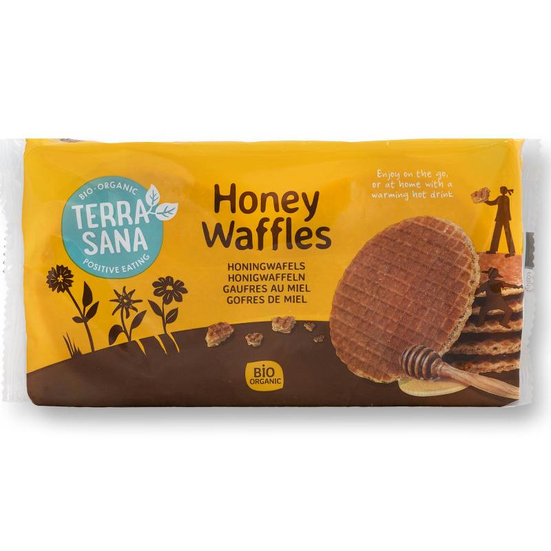TerraSana Organic Honey Waffles, 6 x 29g