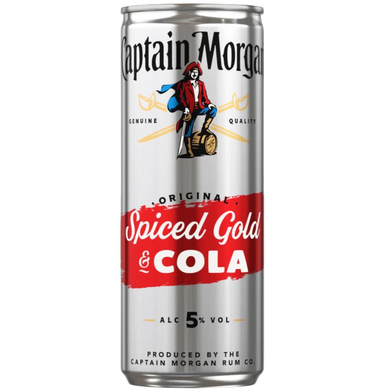 Captain Morgan Spiced Gold Cola, 250ml