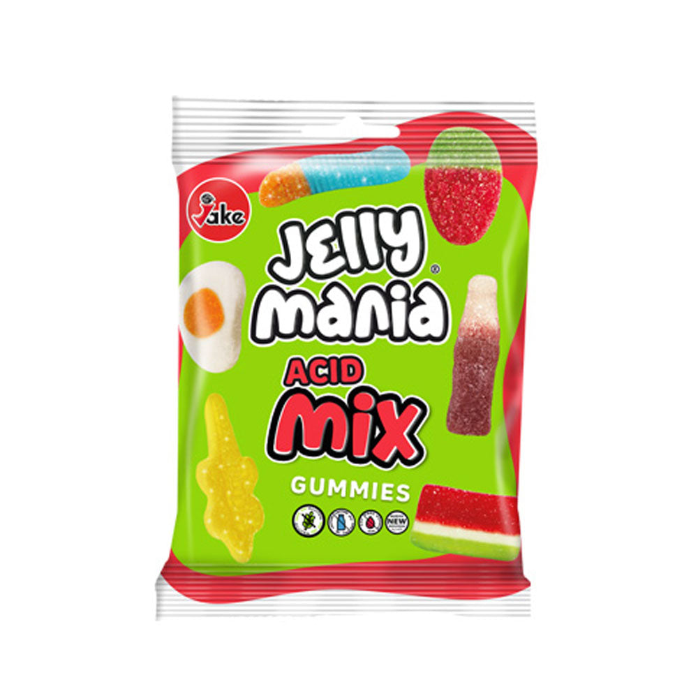 Jelly Mania Acid Mix Gummies, 100g