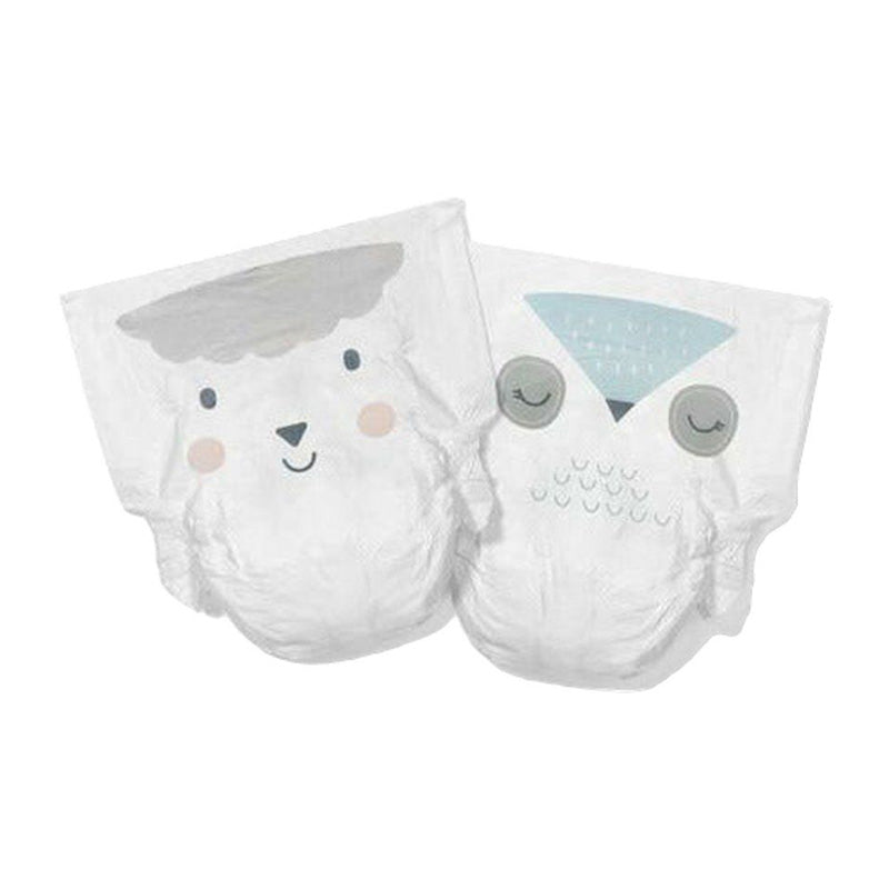 Kit & Kin Eco Nappies Lamb & Owl, Size 1 (2-5kg) 160-pack (Bundle of 4 packs - OFFER)