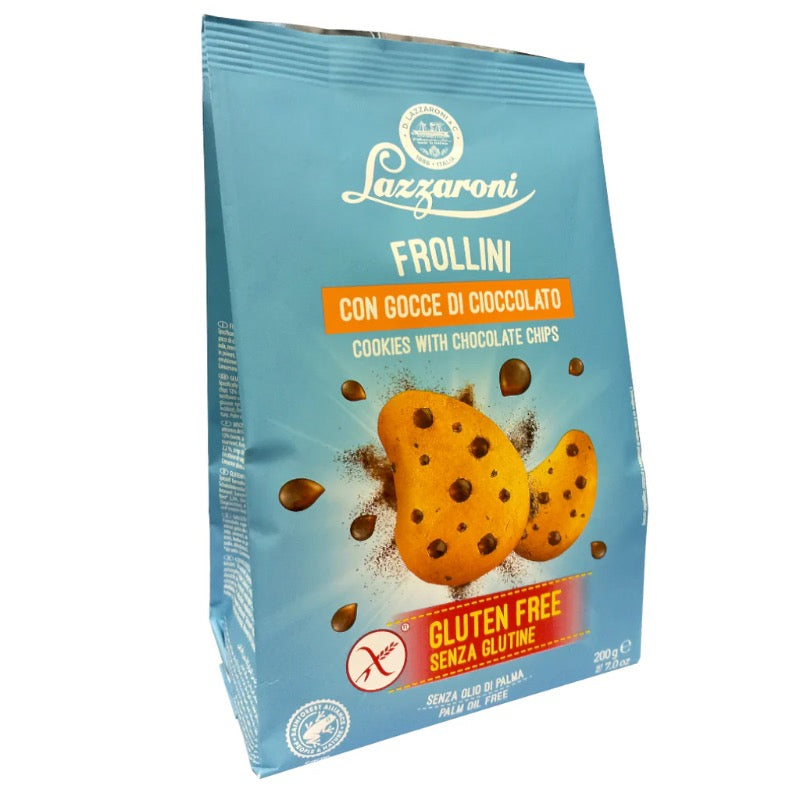 Lazzaroni Cookies With Chocolate Chips Gluten Free, 200g