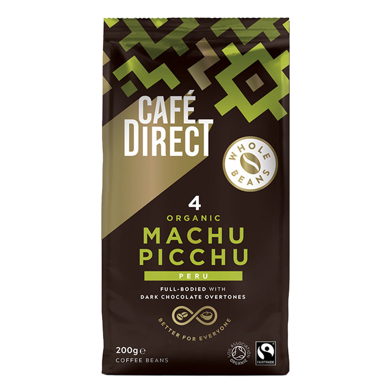 Cafe Direct Machu Picchu Peru Coffee Beans, 200g