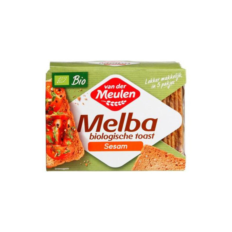 Van Der Meulen Organic Melba Sesame Toast, 100g