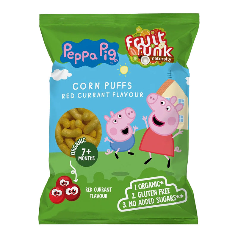 Fruit Funk Peppa Pig Corn Puffs Red Currant GF, 50g