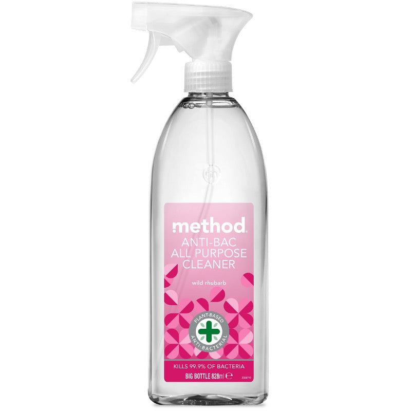 Method Anti-Bacterial All Purpose Cleaner Wild Rhubarb, 828ml