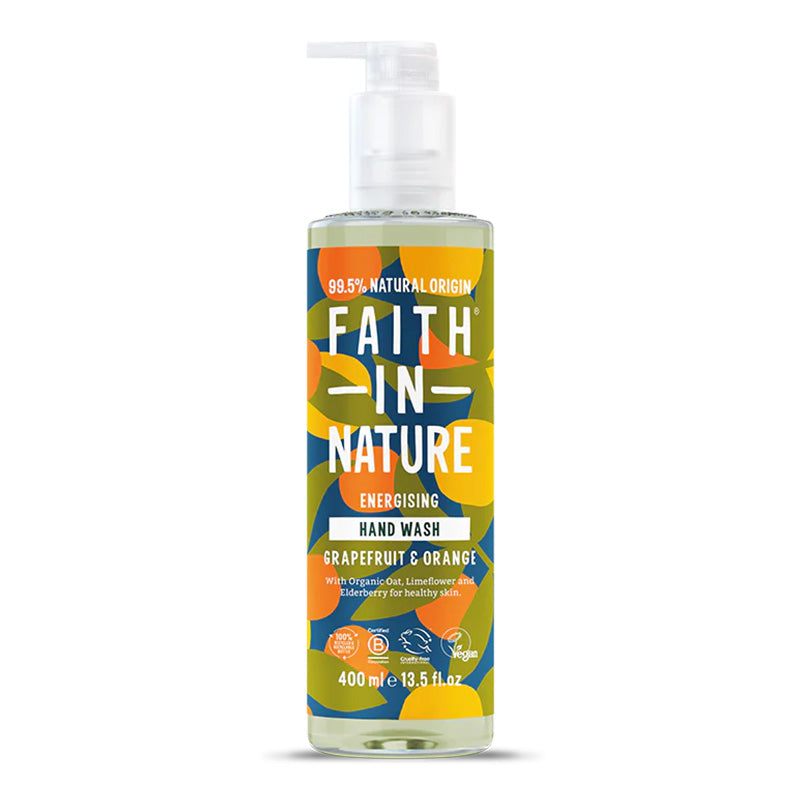 Faith In Nature Hand Wash Grapefruit & Orange, 400ml