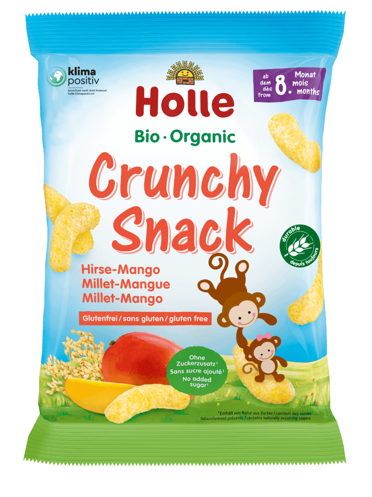 Holle Organic Mango Crunchy Snack 25g