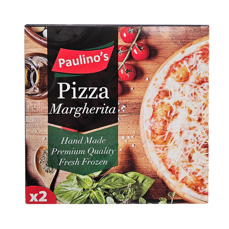 Paulino's Pizza Margherita x2, 350g