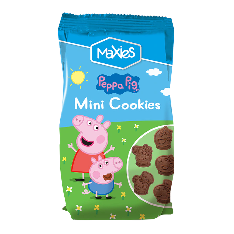 Maxies Peppa Pig Mini Cookies Cocoa, 100g