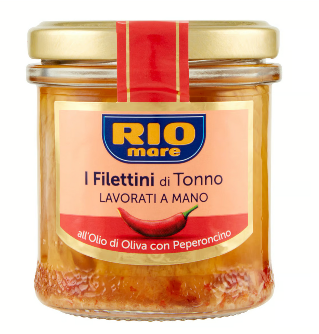 Rio Mare Tuna Fillets in Olive Oil with Pepper 130g