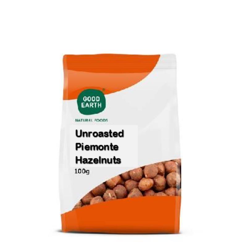 Good Earth Unroasted Piemonte Hazelnuts, 100g