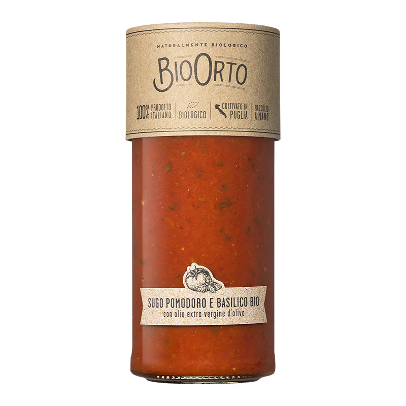 BioOrto Organic Tomato Sauce With Basil, 580ml