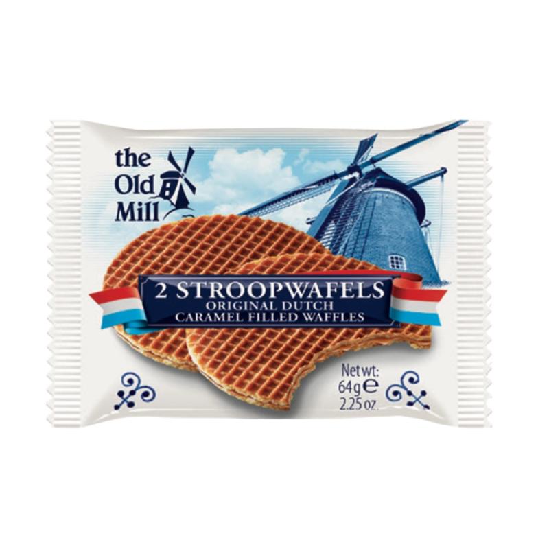 The Old Mill 2 Stroopwafels, 64g