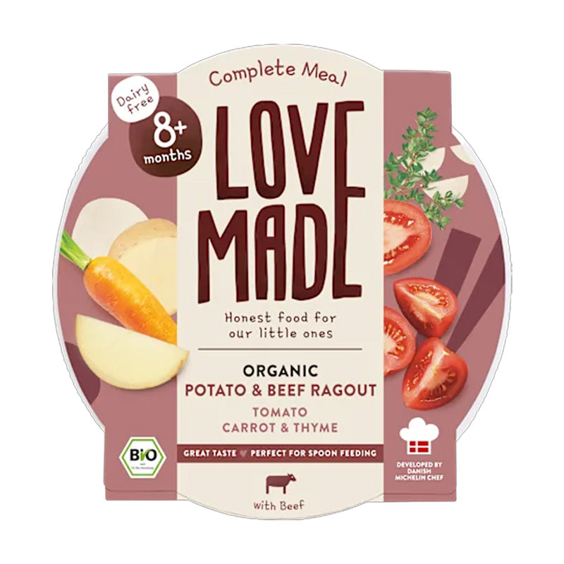Lovemade Baby Meal Potato Beef Ragout 8+ Months, 185g