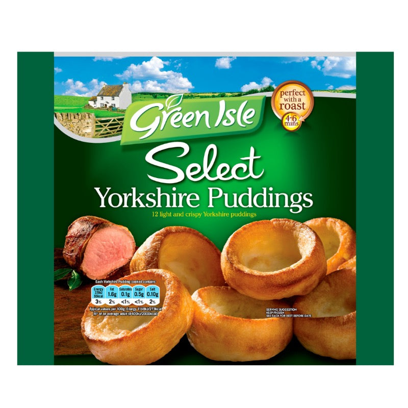 Green Isle Yorkshire Puddings x12, 230g