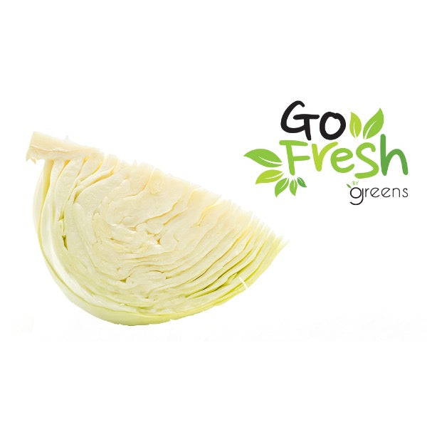 Fresh White Cabbage In Half, 600g