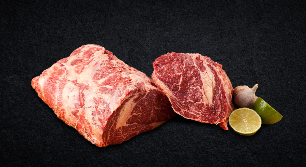 Whole Piece Fresh Irish Grass Fed Rib Eye, 2kg