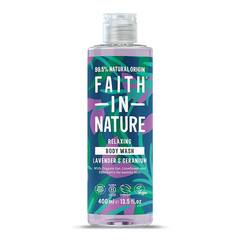 Faith In Nature Lavender & Geranium Body Wash, 400ml