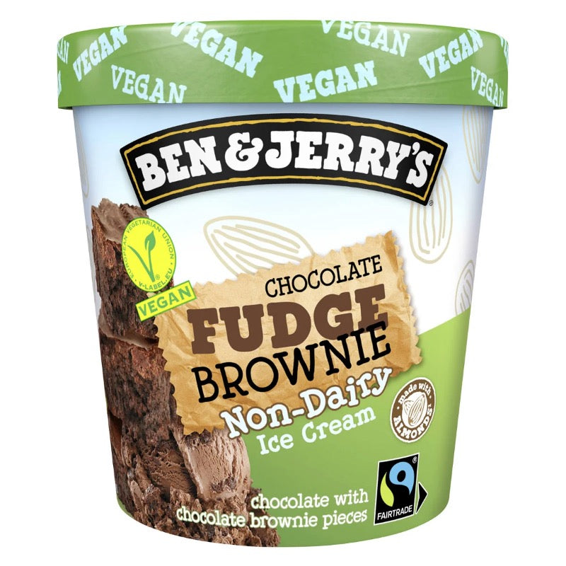 Ben&Jerry's Vegan Chocolate Fudge Brownie, 405g