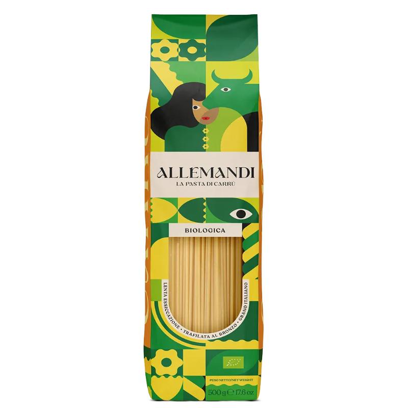 Allemandi Organic Spaghetti Durum Wheat Semolina Pasta, 500g