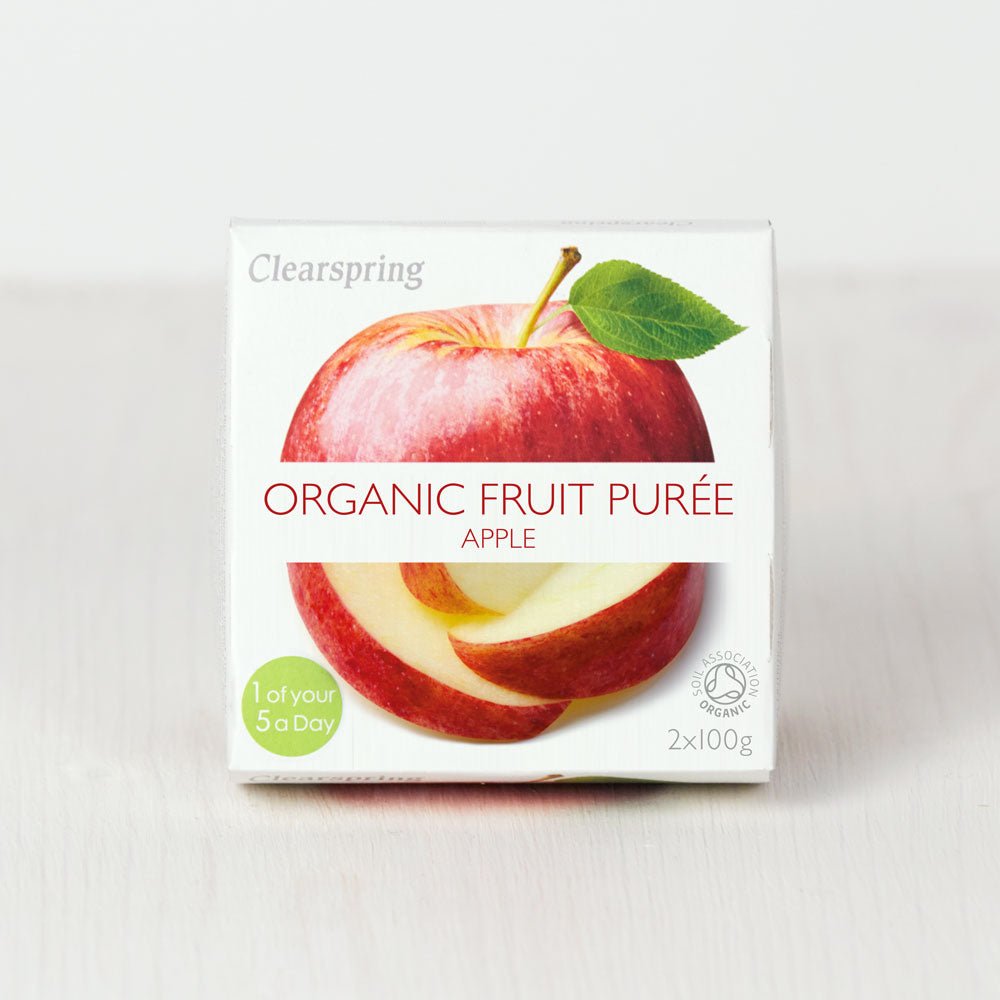 Clearspring Organic 100% Fruit Purée Apple, 2x100g