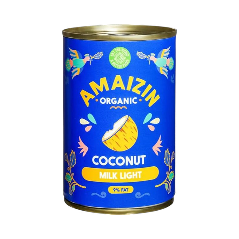 Amaizin Organic Coconut Light Milk, 400g