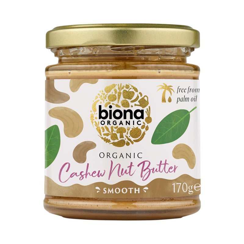 Biona Organic Cashew Nut Butter Smooth, 170g