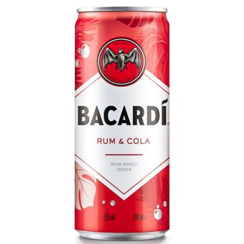 Bacardi Rum & Cola, 250ml