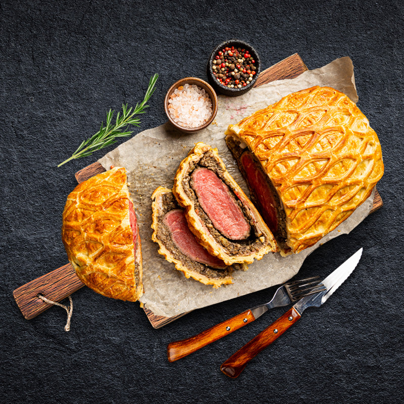 Beef Wellington Product is Frozen, X 6