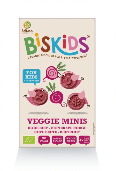 Belkorn Biskids Organic Biscuits Veggie Minis 100g