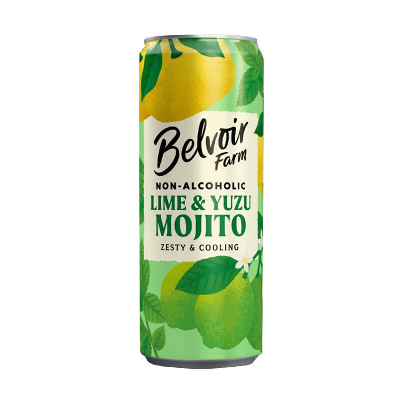 Belvoir Farm Non-Alcoholic Lime & Yuzo Mojito, 250ml