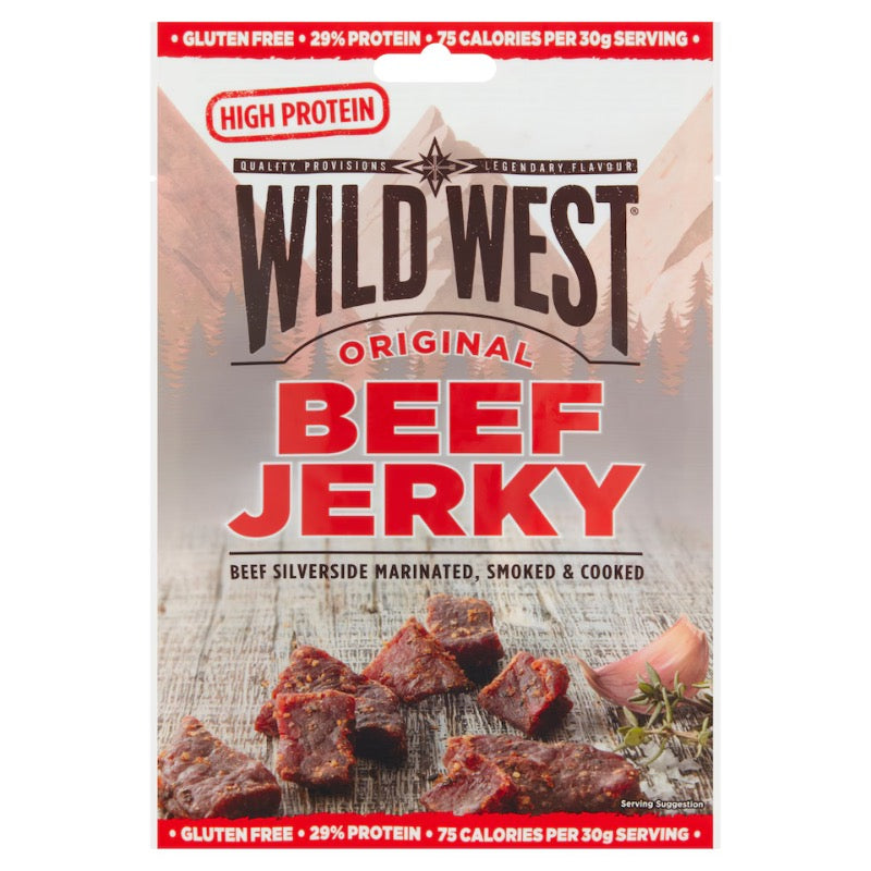 Wild West Beef Jerky Original, 60g