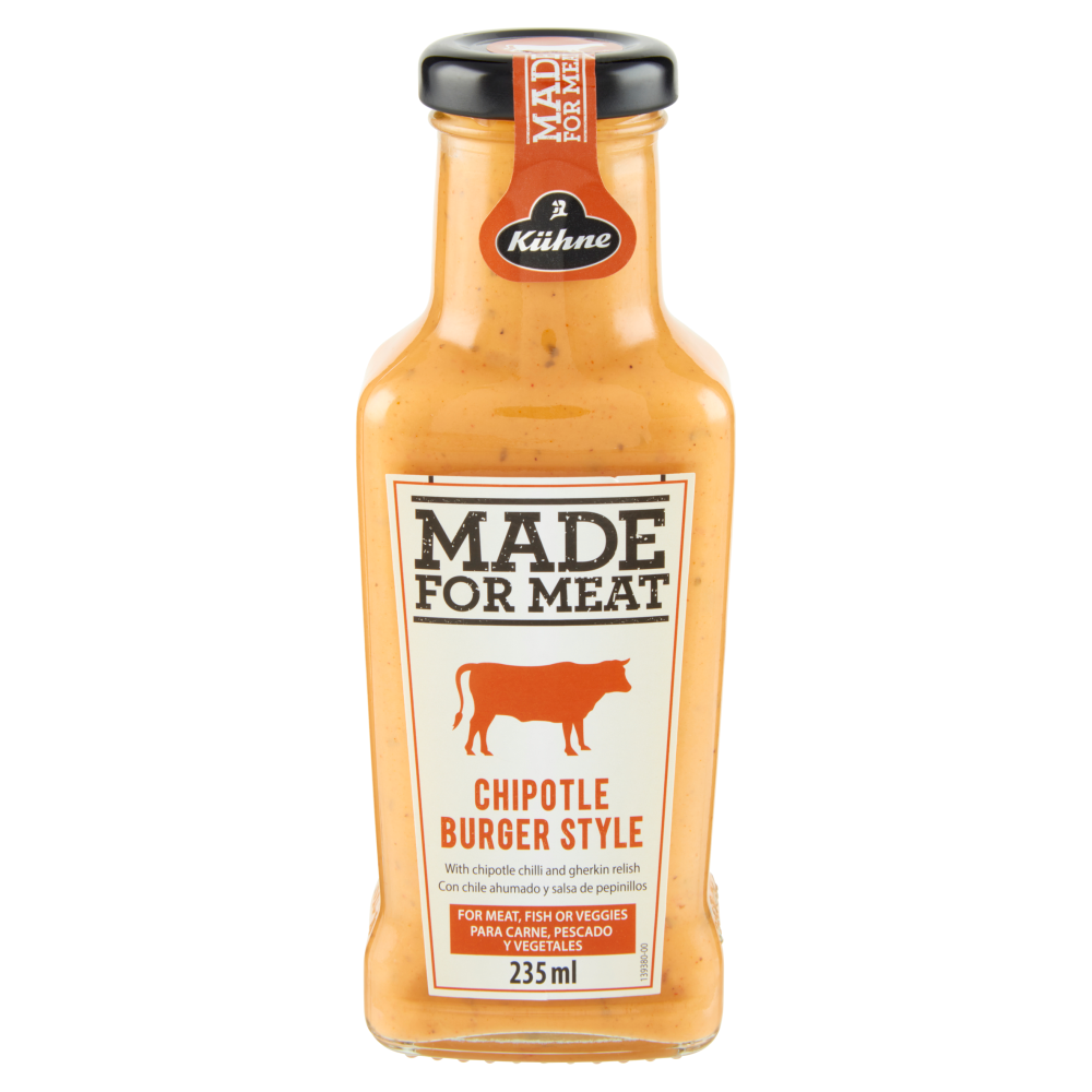 Kuhne Made For Meat Sauce Chipotle Burger Style, 235ml