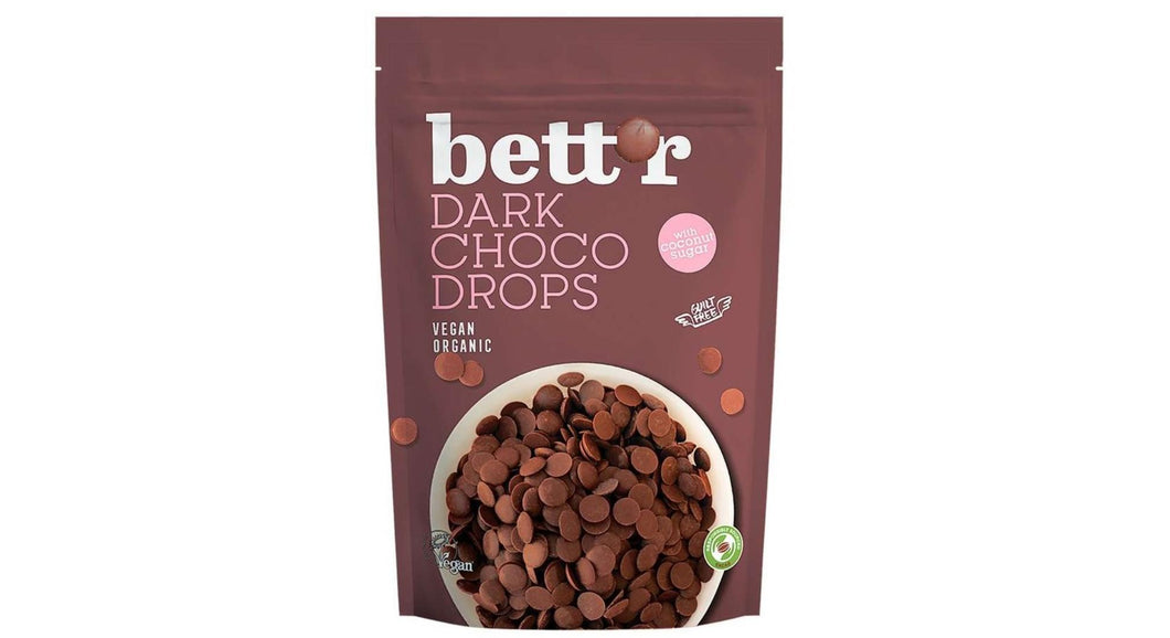 Bett'r Dark Choco Drops, 200g