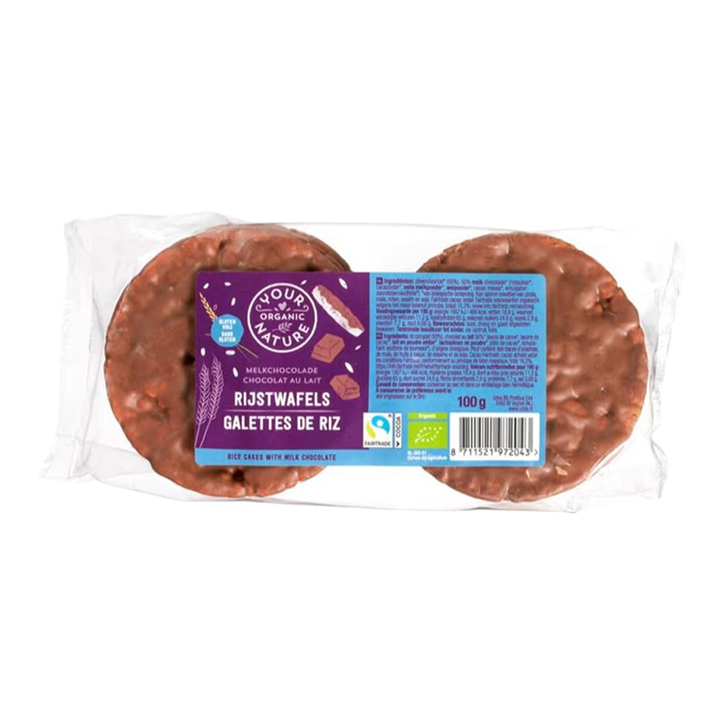 Your Organic Nature Rice Cakes Chocolate Milk, 100g