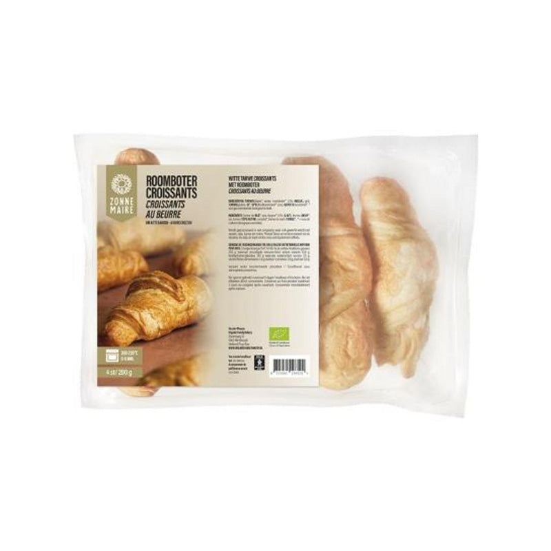 Zonnemaire Organic Butter Croissant, 4 x 50g