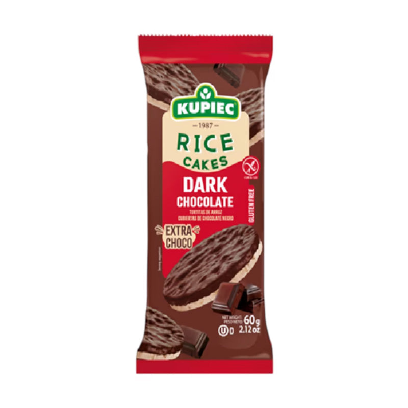 Kupiec Rice Cakes With Dark Chococlate, 60g