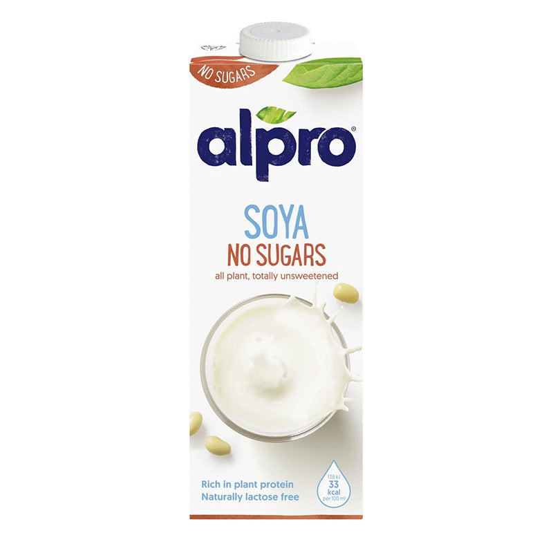 Alpro Soya Milk Unsweetened, 1lt