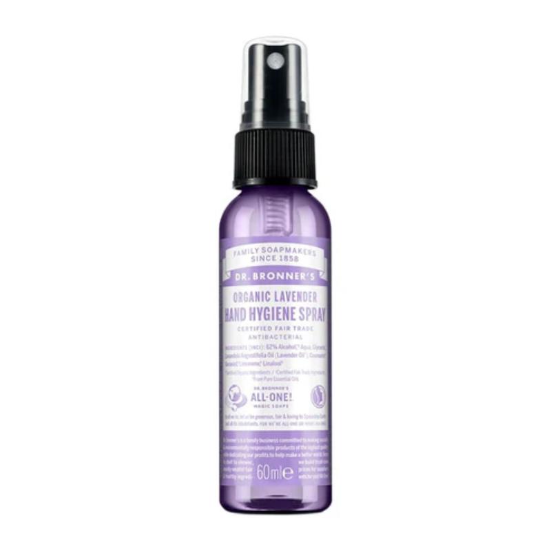 Dr Bronner Hand Hygiene Spray Lavender, 60ml