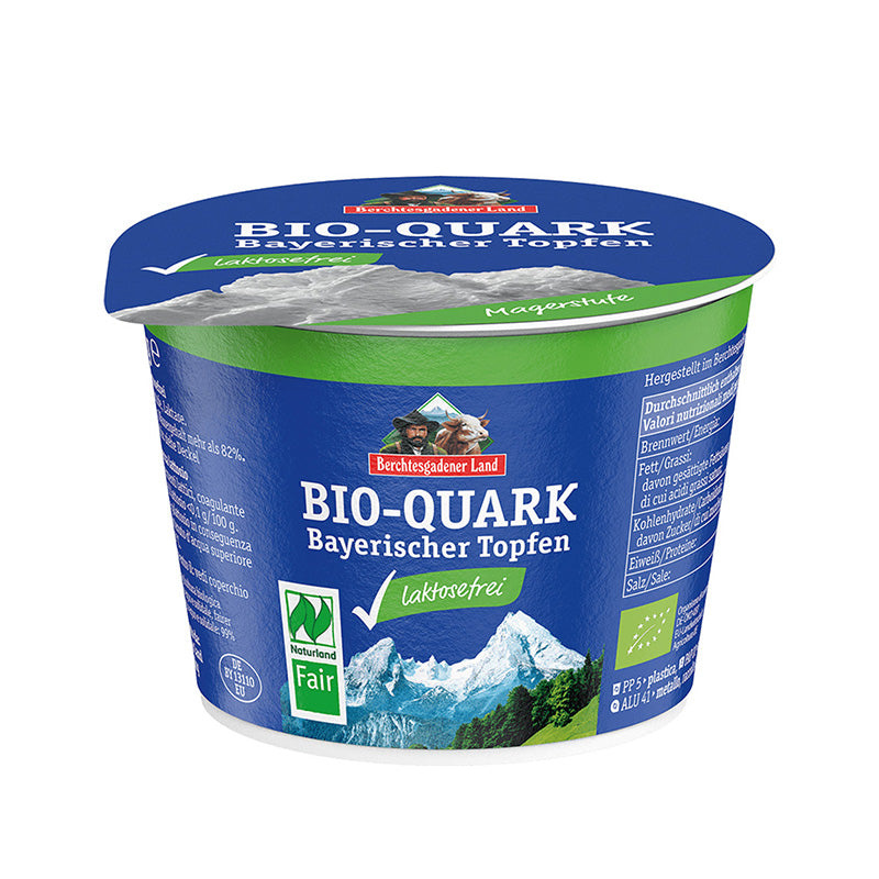 Berchtesgadener Land Organic Quark 10% Fat Lactose Free, 250g