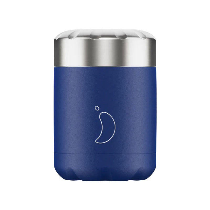 Chilly's Reusable Food Pot Blue Matte Edition, 300ml