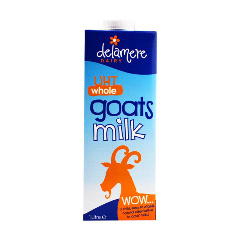 Delamere UHT Whole Goats Milk, 1l - Shop Now - Meats & Eats