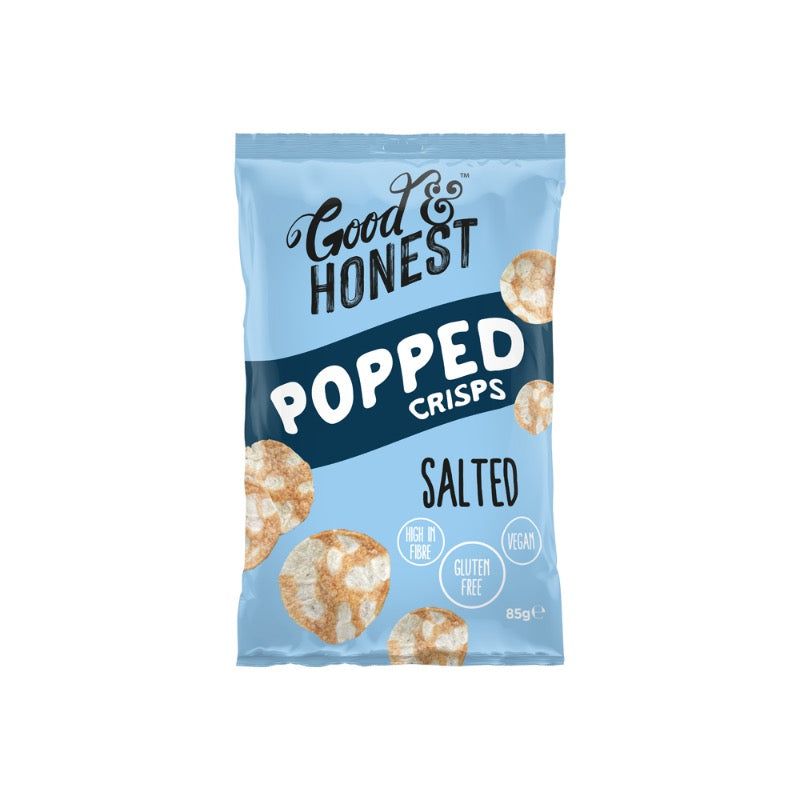 Good & Honest Popped Crisps Salted, 85g