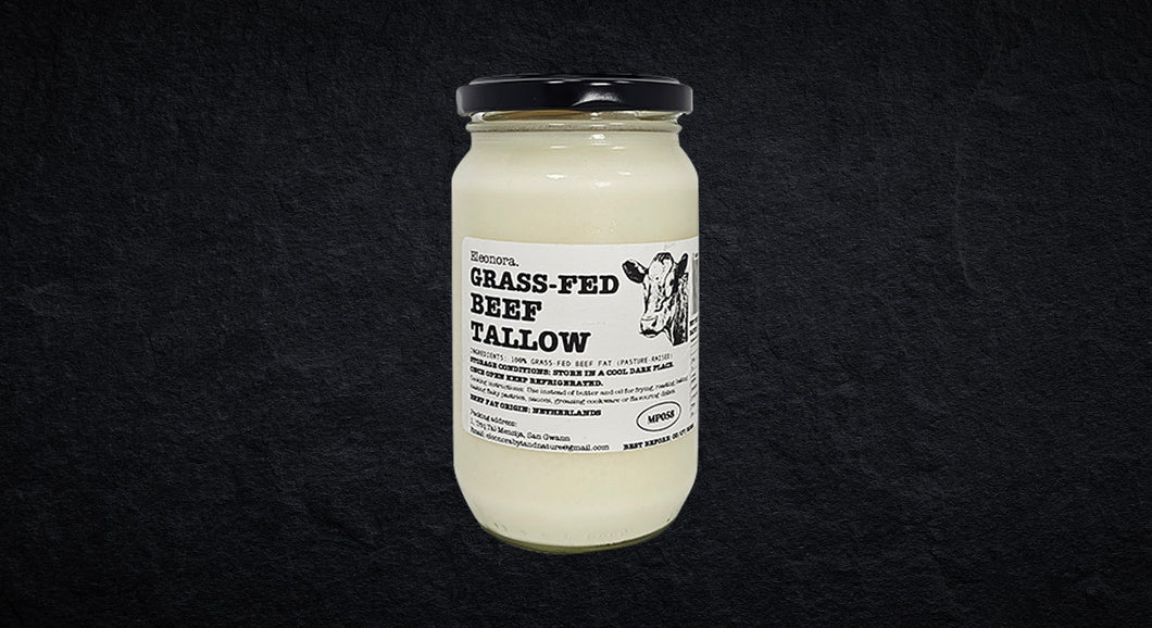 Hand Made Grass Fed Beef Tallow, 275g